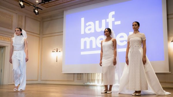 Brautmode Hochzeitskollektion Nähwerk IDM am Mode-Salon Laufmeter 2026 in Bern