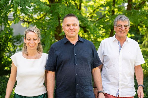 Direktionsteam BBZ IDM, Direktion Berufsbildungszentrum Evelyn Mischler, Stefan Furrer, Thomas Wullimann